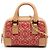 LOEWE Bolso Nano Canvas Amazona Marrón Castaño