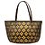 Fendi Brown Small Perforated Zucca Spalmati Roll Tote