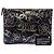 Clutch Chanel 2.55 Reissue in pelle di vitello con stampa coccodrillo nero Cocodile Graffiti - vista 7