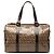 Borsa Boston Fendi Zucchino Marrone Crystal