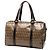 Borsa Boston Fendi Zucchino Marrone Crystal - vista 2