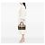 Borsa Boston Fendi Zucchino Marrone Crystal - vista 7