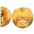 Orecchini Chanel Gold CC placcati oro Grapevine tondi con clip D'oro - vista 3