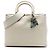 Lady Dior in agnello martellato Canyon bianco Large Bianco sporco