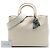 Lady Dior in agnello martellato Canyon bianco Large Bianco sporco - vista 7