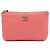 Chanel Pouch con zip O Case in pelle di capra Camelia rosa Mini CC