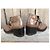 Carven Bottines en Cuir Verni Marron à Boucles - vue 4