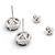 Autre Marque NUOVI ORECCHINI A STUD CON DIAMANTE SOLITARIO 1.7CT ORO BIANCO 18K Argento - vista 4