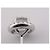 Autre Marque NUOVI ORECCHINI A STUD CON DIAMANTE SOLITARIO 1.7CT ORO BIANCO 18K Argento - vista 9