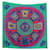 Hermès PAÑUELO HERMES POSTE ET CAVALERIE PAR METZ CUADRADO 90 CM EN SEDA Multicolor  - vista 1