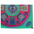 Hermès PAÑUELO HERMES POSTE ET CAVALERIE PAR METZ CUADRADO 90 CM EN SEDA Multicolor  - vista 4