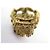 NEUER CHANEL LÖWENKOPF RING PARIS VENISE KOLLEKTION GRÖSSE 55 PERLE VERGOLDETES METALL RING - Ansicht 15