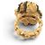 NEUER CHANEL LÖWENKOPF RING PARIS VENISE KOLLEKTION GRÖSSE 55 PERLE VERGOLDETES METALL RING - Ansicht 5