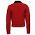 Sandro Paris Button-Down Blazer aus roter Viskose - Ansicht 4