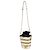 Sac seau Salvatore Ferragamo en cuir doré à effet cage - vue 5