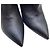 Stivaletti con tacco zeppo Niki 85 in pelle nera Saint Laurent Nero - vista 7