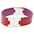Hermès Bracelet Loulou en cuir et acier inoxydable Hermes Argenté  - vue 2