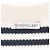 Top in cotone Moncler Bianco Blu Blu navy - vista 6