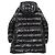 Chaqueta de Plumón Moncler COURCELLES Negro - vista 3