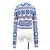 Cárdigan Louis Vuitton Blanco Azul marino - vista 2
