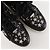 JIMMY CHOO Star Studs Leder-Sneaker Schwarz - Ansicht 4