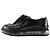 Prada Leder-Sneaker Schwarz - Ansicht 2