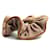 Hermès Scrunchie Hermes Claudia Toile H Marrone - vista 2
