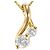 Autre Marque Collana in oro giallo 18K con diamante D'oro