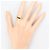 Autre Marque 18K Gelbgold-Ring mit Onyx und Diamant Golden - Ansicht 6