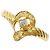 Autre Marque 18K Gelbgold-Ring mit Diamant Golden