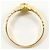 Autre Marque 18K Gelbgold-Ring mit Diamant Golden - Ansicht 2