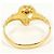 Autre Marque 18K Gelbgold-Ring mit Diamant Golden - Ansicht 3