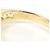 Autre Marque Anello a fascia in oro giallo 14K con zaffiro e zircone Nero D'oro - vista 5