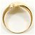 Autre Marque 18K Gelbgold-Ring mit Diamant Golden - Ansicht 2