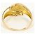 Autre Marque 18K Gelbgold-Ring mit Diamant Golden - Ansicht 3
