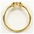 Autre Marque Anello a fascia in oro giallo 18K e diamanti D'oro - vista 2