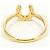 Autre Marque Anello a fascia in oro giallo 18K e diamanti D'oro - vista 3