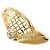 Autre Marque 18K Gelbgold-Ring mit Diamant Golden