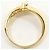 Autre Marque 18K Gelbgold-Ring mit Diamant Golden - Ansicht 2