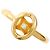 Autre Marque 18K Gelbgold Diamantring Golden