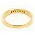 Autre Marque 18K Gelbgold-Ring mit Diamant Golden - Ansicht 3