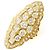 Autre Marque 18K Gelbgold-Ring mit Diamant Golden