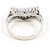 Autre Marque PT850 Platinring mit Diamant - Ansicht 4