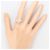 Autre Marque PT850 Platinring mit Diamant - Ansicht 6