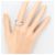 Autre Marque PT900 Platinring mit Diamant - Ansicht 6
