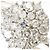Autre Marque PT900 Platinring mit Diamant - Ansicht 2