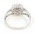 Autre Marque PT900 Platinring mit Diamant - Ansicht 4