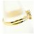 Autre Marque 18K Gelbgold- und Platin-Ring mit Diamant Golden - Ansicht 2