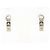 Autre Marque Orecchini a clip in oro bianco 18K e diamanti D'oro