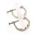 Autre Marque Orecchini a clip in oro bianco 18K e diamanti D'oro - vista 2